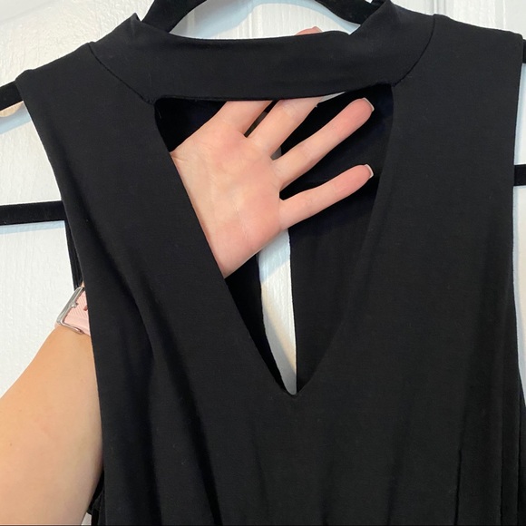 LUSH High Neck Black Maxi - Picture 2 of 3